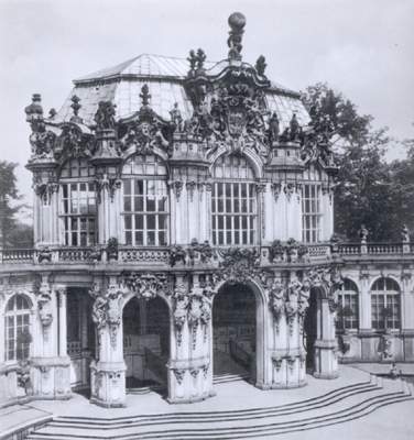 Часть ансамбля Цвингер в Дрездене.  1711-1722 гг.